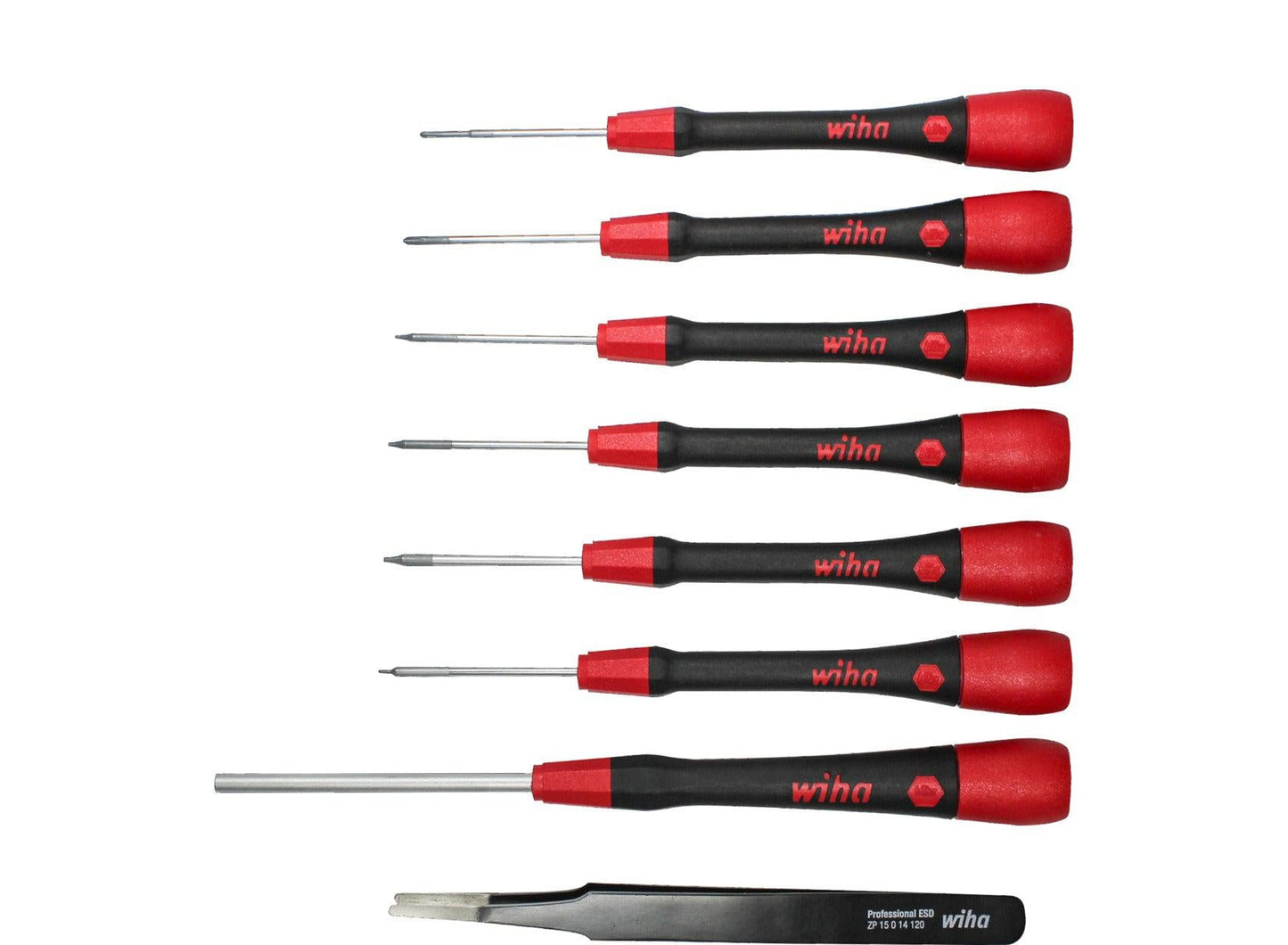 Feinschraubendreher-Set PicoFinish® PH / PL / TORX® / Y-Typ und Pinzette für iPhone®/Apple®-Geräte – 42995