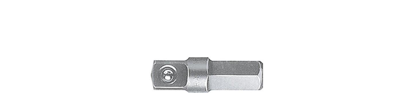 Tool shank with ball Square socket (⅜") - Hexagon socket (⅜") - 04204