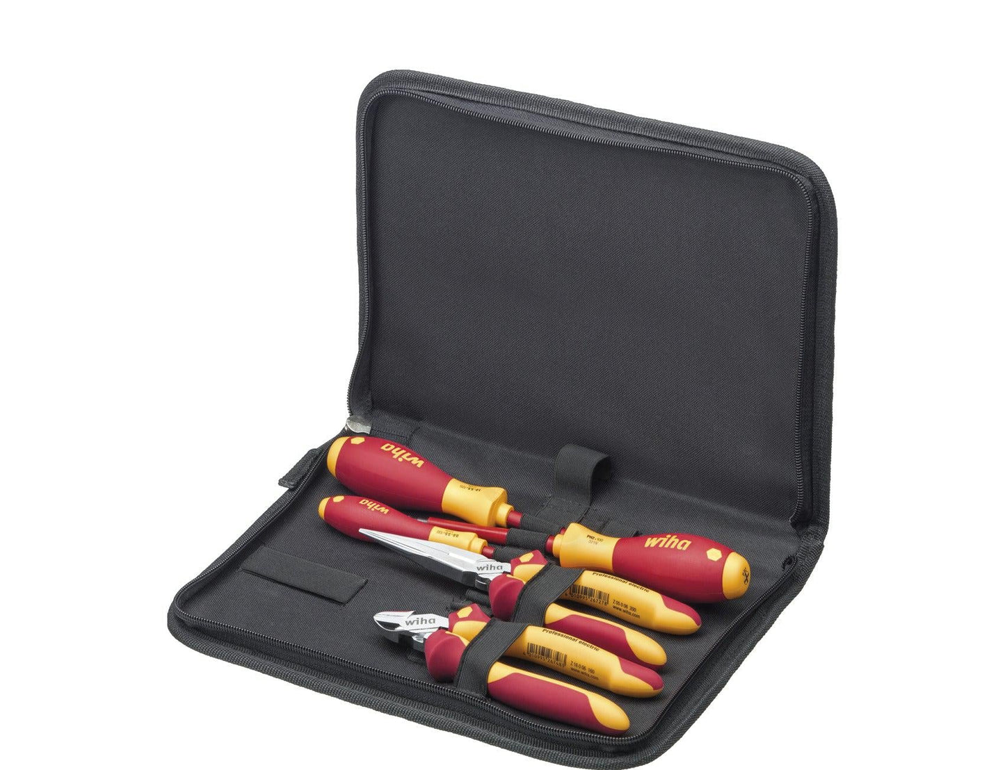 Tool set electrician screwdrivers, power side cutters 6 pieces incl. tool folder - 26755
