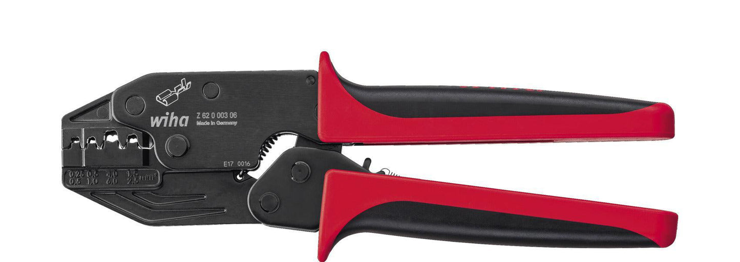 Crimpzange für unisolierte Flachstecker - 33842