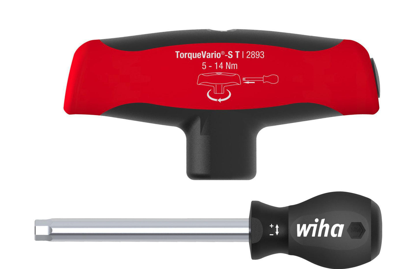 Drehmomentschraubendreher mit Kreuzgriff TorqueVario®-S T 5-14 Nm variabel einstellbare Drehmomentbegrenzung - 29233