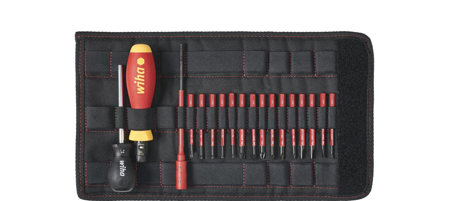 Drehmomentschraubendreher-Set TorqueVario®-S elektrisch 0,8-5,0 Nm sortiert 19-teilig variabel einstellbare Drehmomentbegrenzung inkl. klappbarem Koffer - 36791