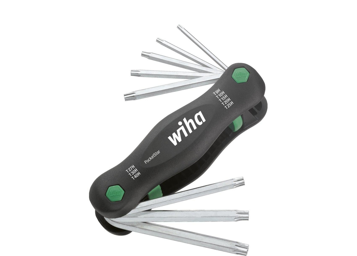 Multitool PocketStar TORX® Manipulationssicher – mit Bohrung 8-teilige SB-Version mit Euro-Schlossbügel – 25166