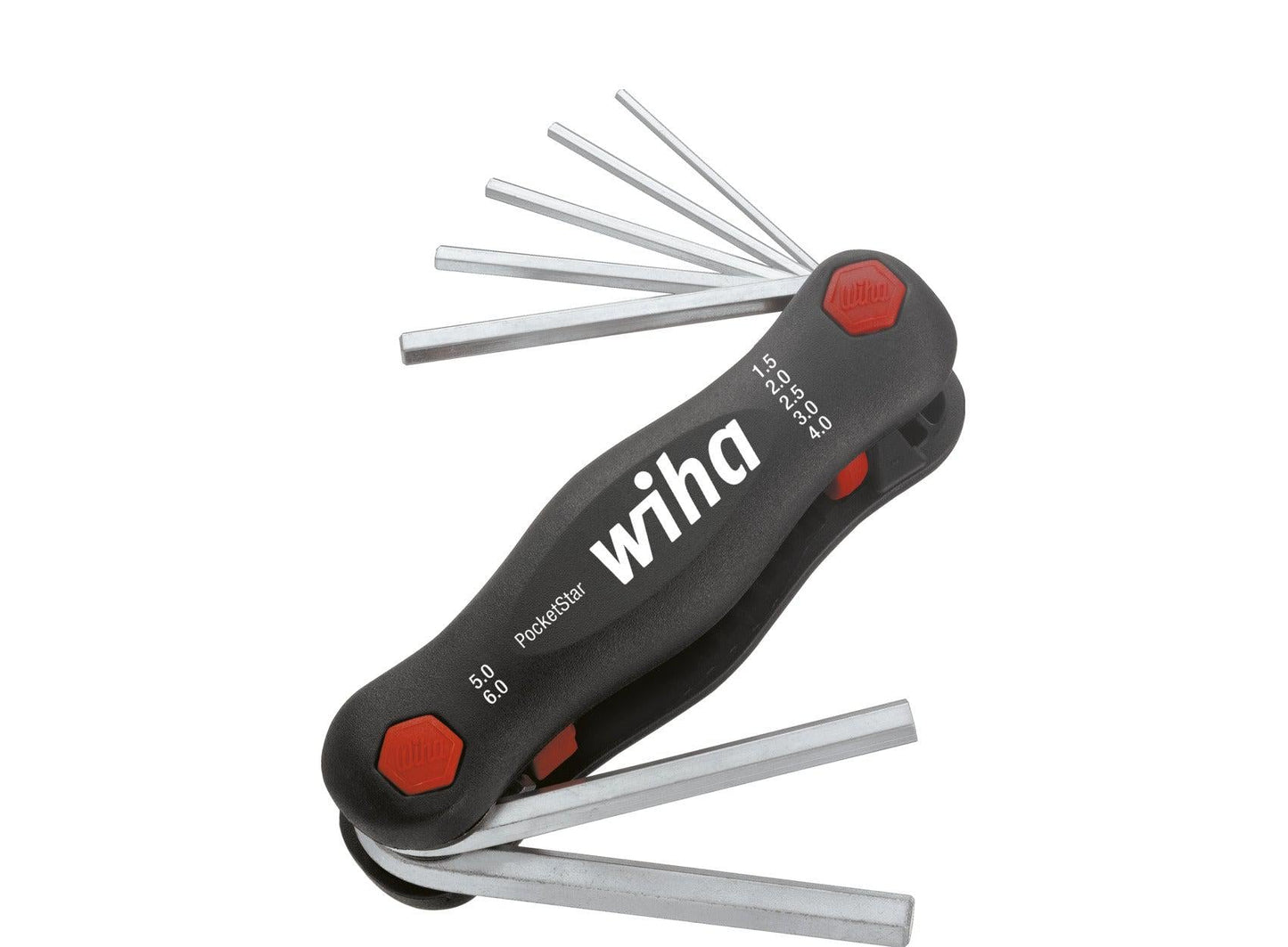 Multitool PocketStar Hexagon 7-teilig SB-Version mit Euro-Lock-Aufhänger – 23037