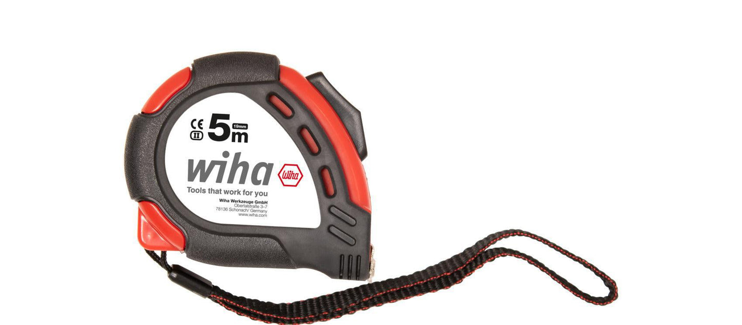 Rolmaat 5m  met riemclip - 33251