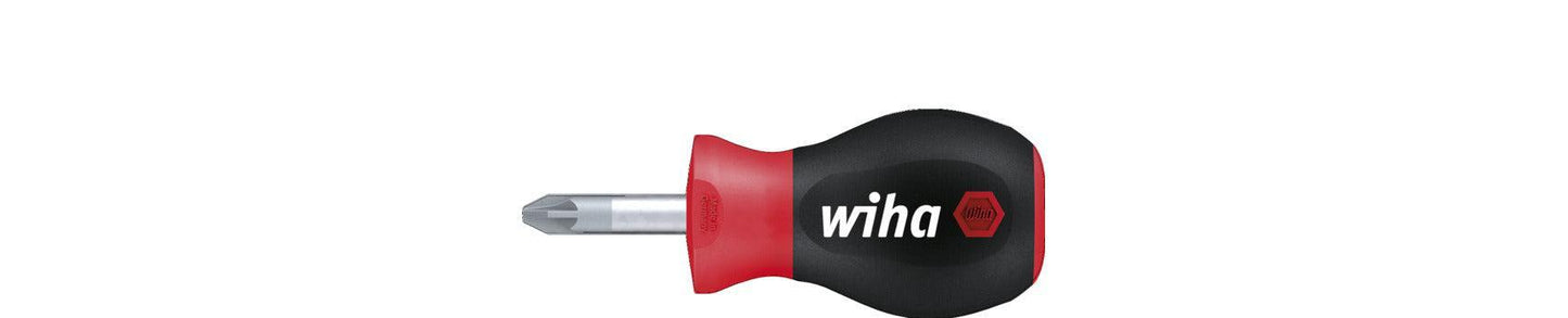 Screwdriver SoftFinish Pozidriv with short round shank, Stubby PZ3 x 25mm - 26973