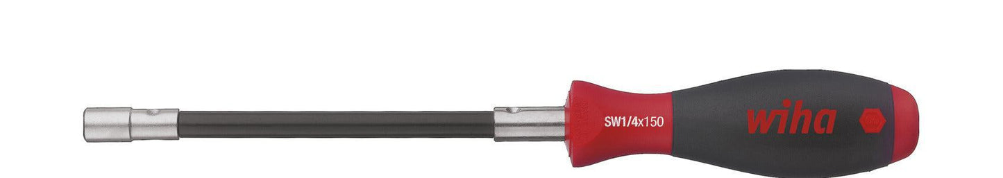 Schroevendraaier SoftFinish met Flexibele schacht en bithouder 150mm (¼″) - 01479