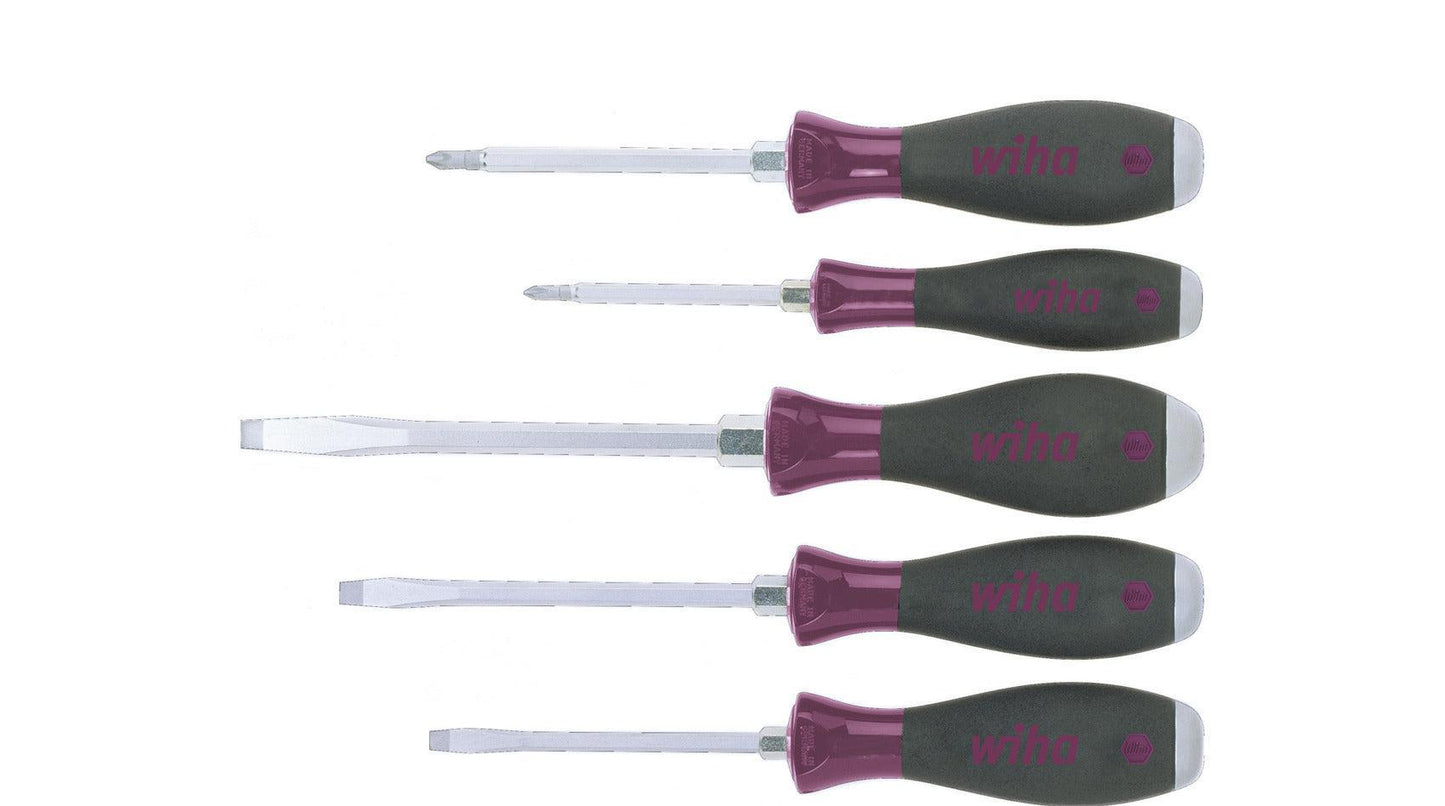 Screwdriver set MicroFinish SL / PH with steel cap - 5 pieces - 29138