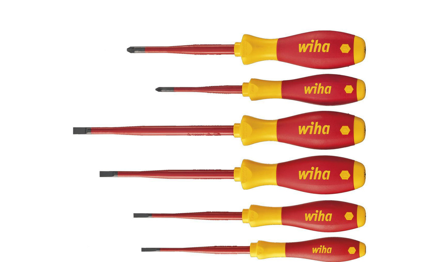Schraubendrehersatz SoftFinish electric slimFix SL / PZ - 6-teilig - 36455