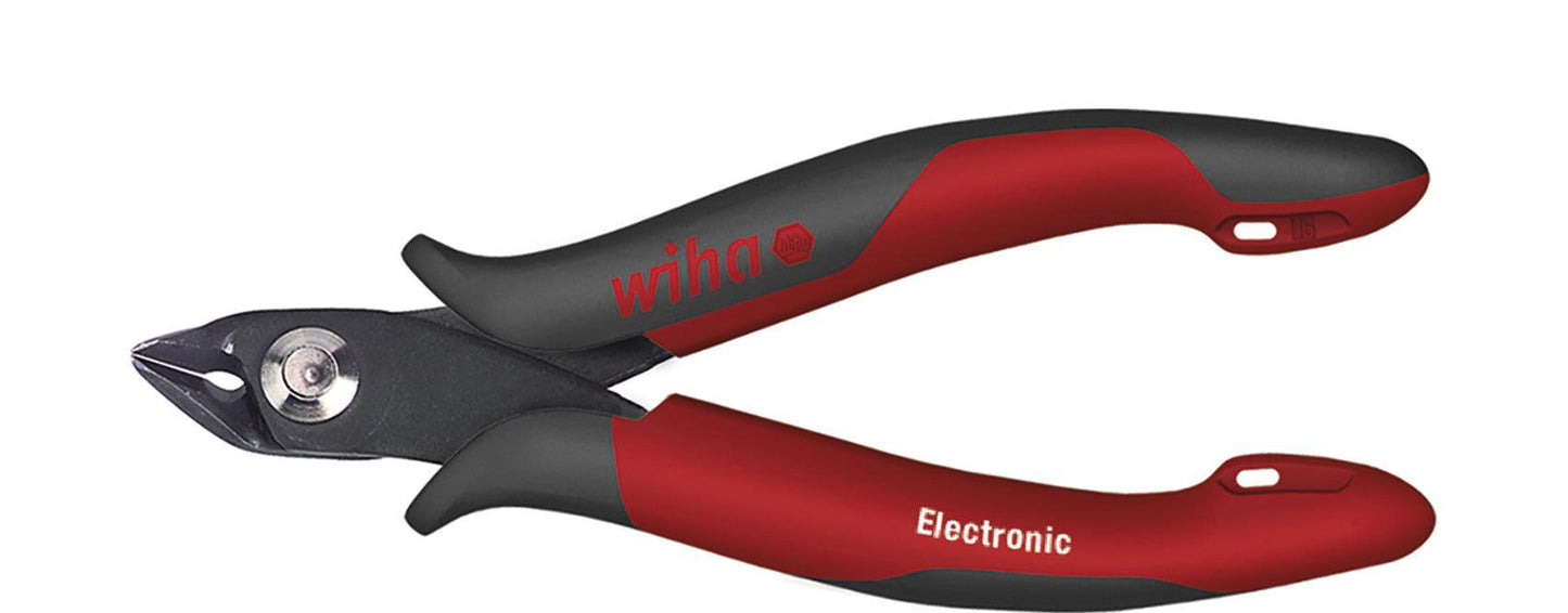 Schuine kopkniptang Electronic brede, spitse kop zonder facet - 26833