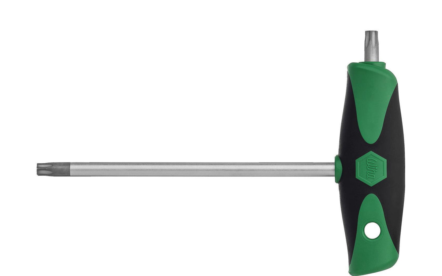 Stiftschlüssel mit Kreuzgriff ComfortGrip TORX® mit Seitenspitze matt verchromt - 26174