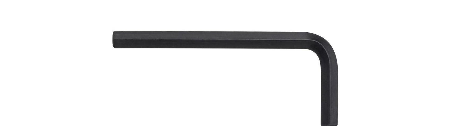 L-key hexagon short, chemically blackened - 01130