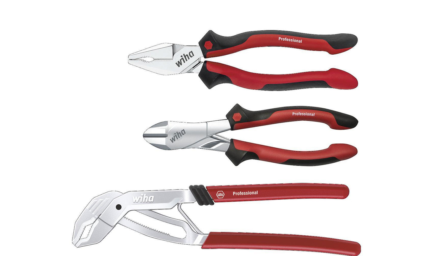 Pliers set Professional Power combination, water pump, power side cutter 3-piece - 26854