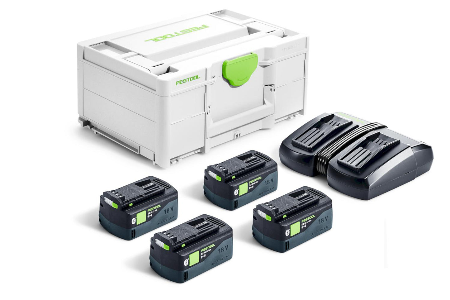 SYS 18V 4x5.0/TCL 6 DUO Energieset 18V im Systainer - 577709