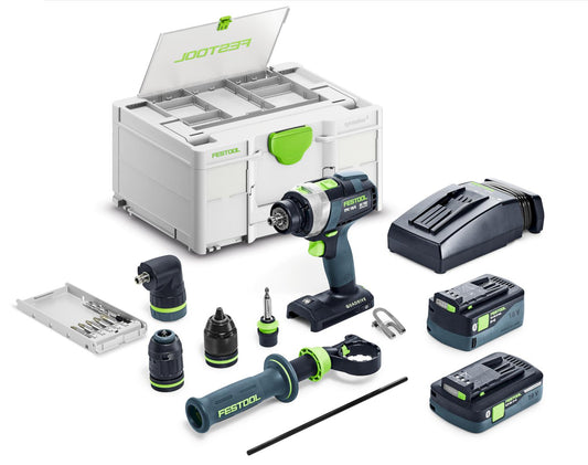 TPC 18/4 5.0/4.0 I-Set/XL Akku-Schlagbohrschrauber 18V 4.0/5.0Ah im Systainer – 577622