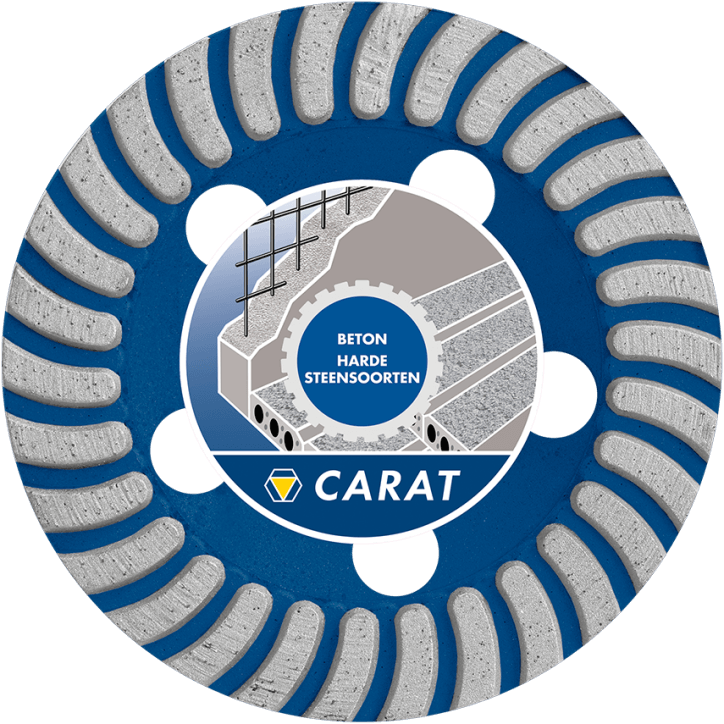 CARAT SLIJPKOP BETON Ø100x22,23 MM DUSTEC®, CUM MASTER