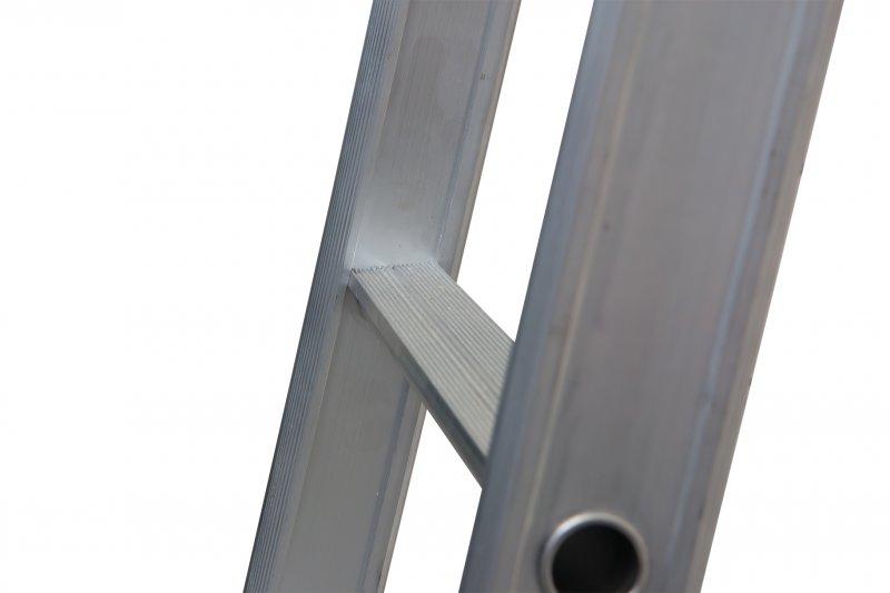 Little Jumbo Enkele ladder SuperPRO met uitgebogen bomen - 18 sporten - 1250200118