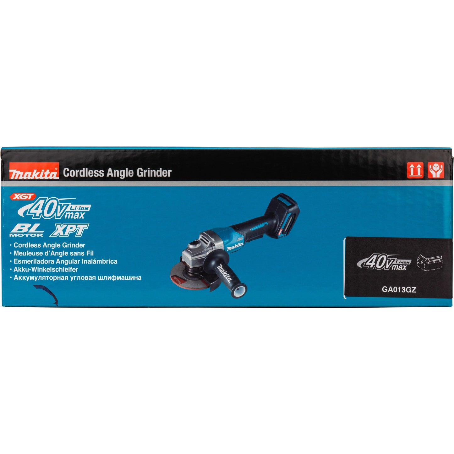 Makita GA013GZ Accu Haakse Slijper 40V 125mm Losse Body