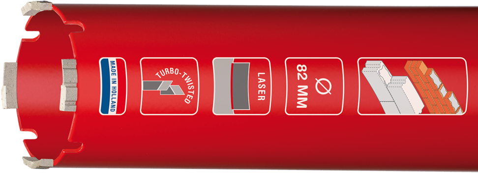 CARAT NASTROC LASER DROOGBOOR Ø62x300xM30