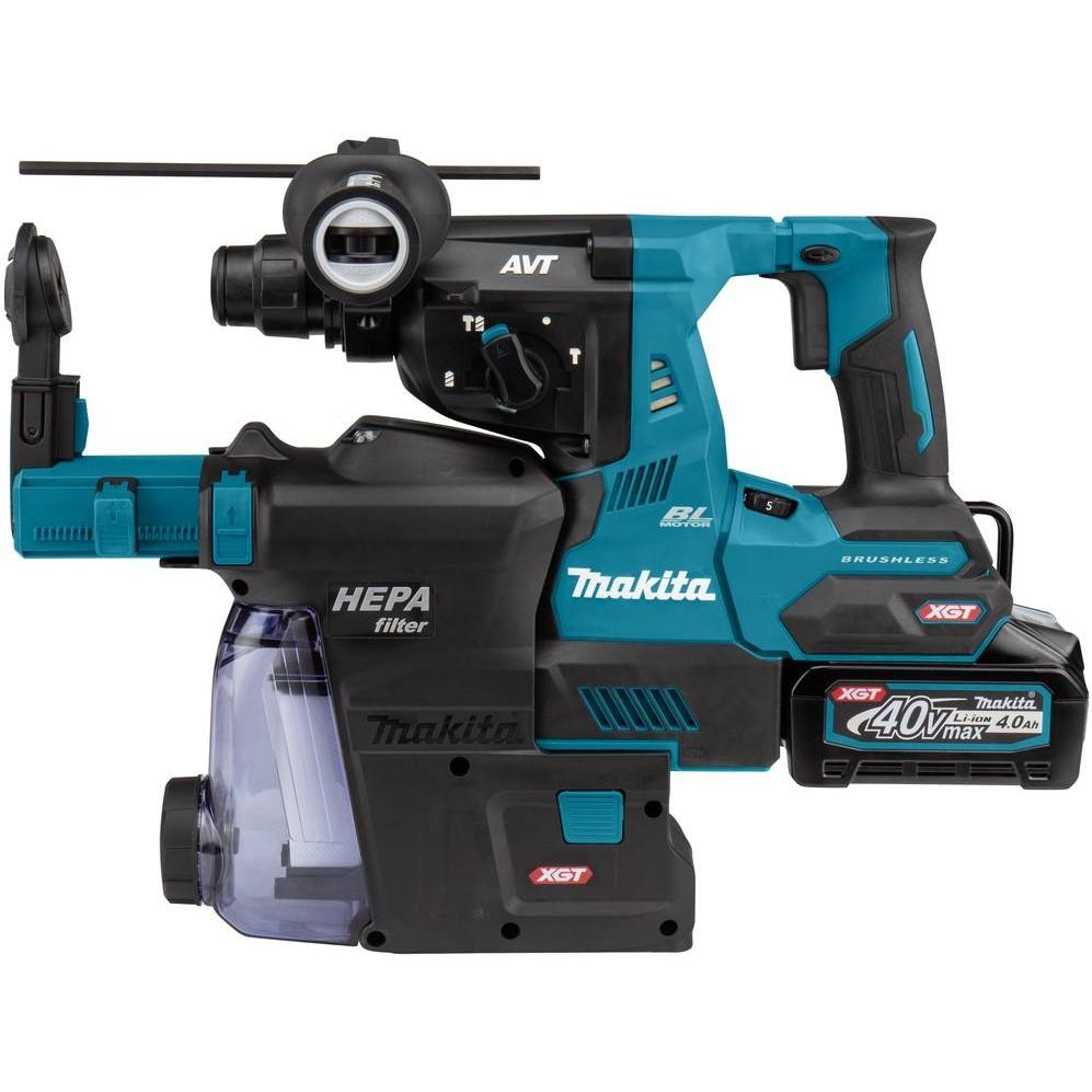 Makita HR003GM202 Accu Combihamer 40V Max 4,0Ah incl. Stofafzuiging in Mbox