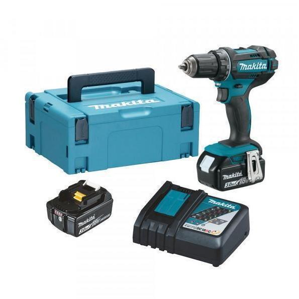 Makita DDF482RFJ Accu Schroefboormachine 18V 3.0Ah Li-Ion in Mbox
