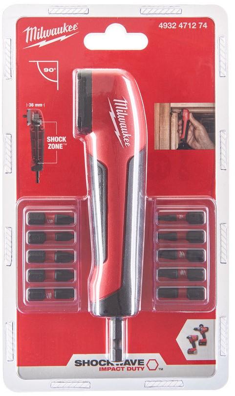 Milwaukee Shockwave Rechte hoek accessoire - 4932471274