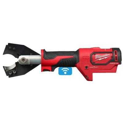 Milwaukee M18 ONEHCC-201C CU/AL-SET Akku Hydraulischer Kabelschneider 35 mm 18 V 2,0 Ah Li-Ion M18™ FORCE LOGIC™ im Koffer – 4933464301